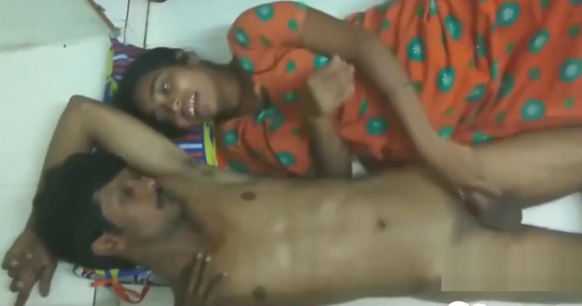 Indian couple having an amazing time on the floor together